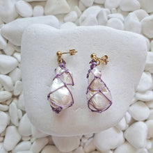 Load image into Gallery viewer, Pearl Net Earrings