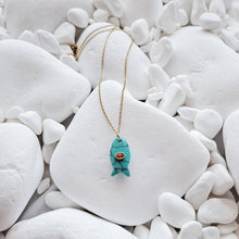 Load image into Gallery viewer, Gem Fish Necklace