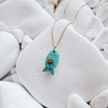 Load image into Gallery viewer, Gem Fish Necklace