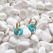 Load image into Gallery viewer, Aqua Earrings