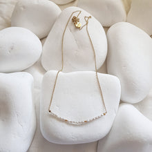 Load image into Gallery viewer, Skinny Pearl Bar Necklace