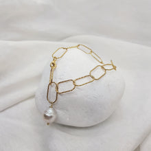 Load image into Gallery viewer, Link Pearl Bracelet