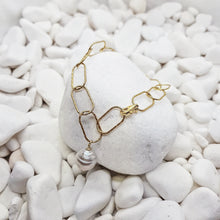Load image into Gallery viewer, Link Pearl Bracelet