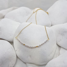Load image into Gallery viewer, Skinny Pearl Bar Necklace