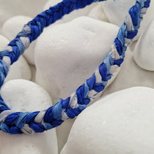 Load image into Gallery viewer, Blue Sari Necklace