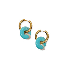 Load image into Gallery viewer, Aqua Earrings