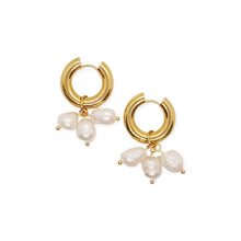 Load image into Gallery viewer, Pearl Cluster Earrings