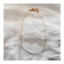 Load image into Gallery viewer, Skinny Pearl Bar Necklace