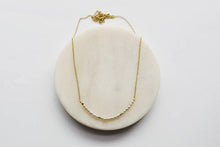 Load image into Gallery viewer, Skinny Pearl Bar Necklace