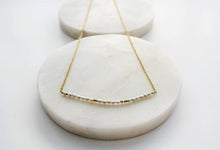 Load image into Gallery viewer, Skinny Pearl Bar Necklace