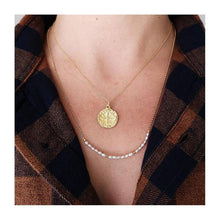 Load image into Gallery viewer, Skinny Pearl Bar Necklace