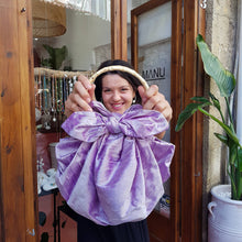 Load image into Gallery viewer, Silk Furoshiki Bag~Lilac