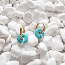 Load image into Gallery viewer, Aqua Earrings