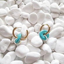 Load image into Gallery viewer, Aqua Earrings