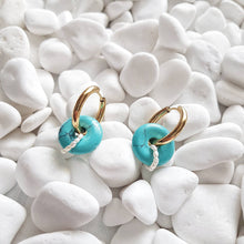 Load image into Gallery viewer, Aqua Earrings