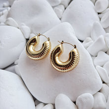 Load image into Gallery viewer, Mermaid Hoop Earrings
