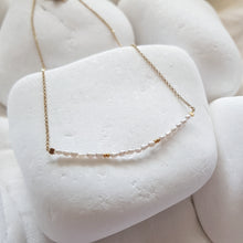 Load image into Gallery viewer, Skinny Pearl Bar Necklace
