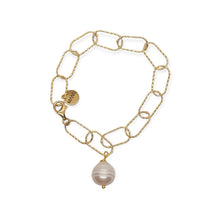 Load image into Gallery viewer, Link Pearl  Bracelet
