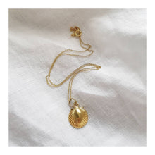 Load image into Gallery viewer, Gold Shell Necklace
